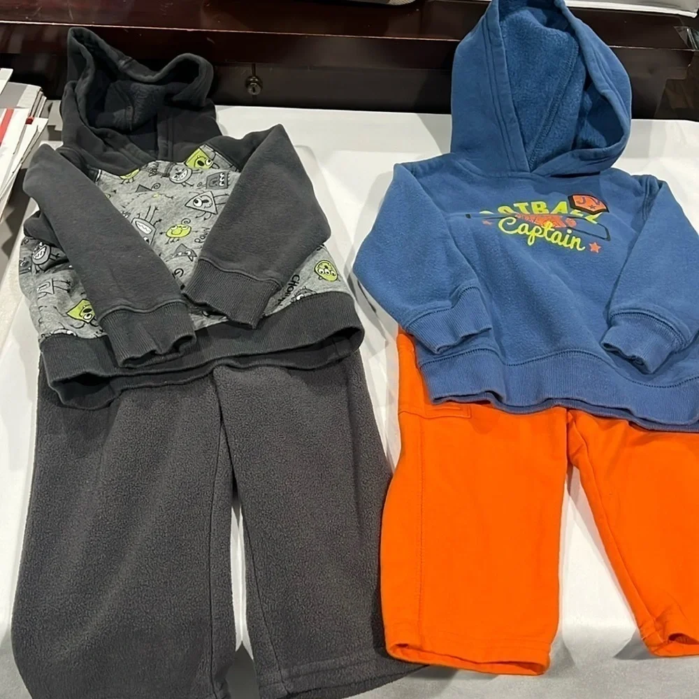 TWO jumping beans outfits. Size 18 months.